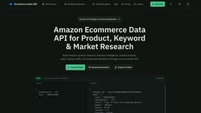 Ecommerce Data API - product for Analytics & Data