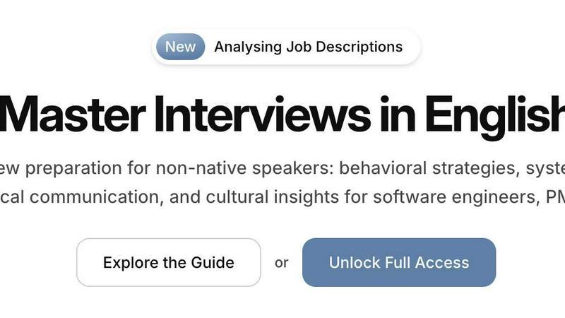 Mockly English application interface and features
